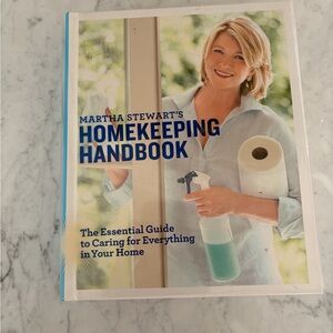 Martha Stewart's Homekeeping Handbook - Blue and White Cover • Like New
